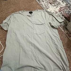 Pull&Bear Light Blue Short Sleeve Tee